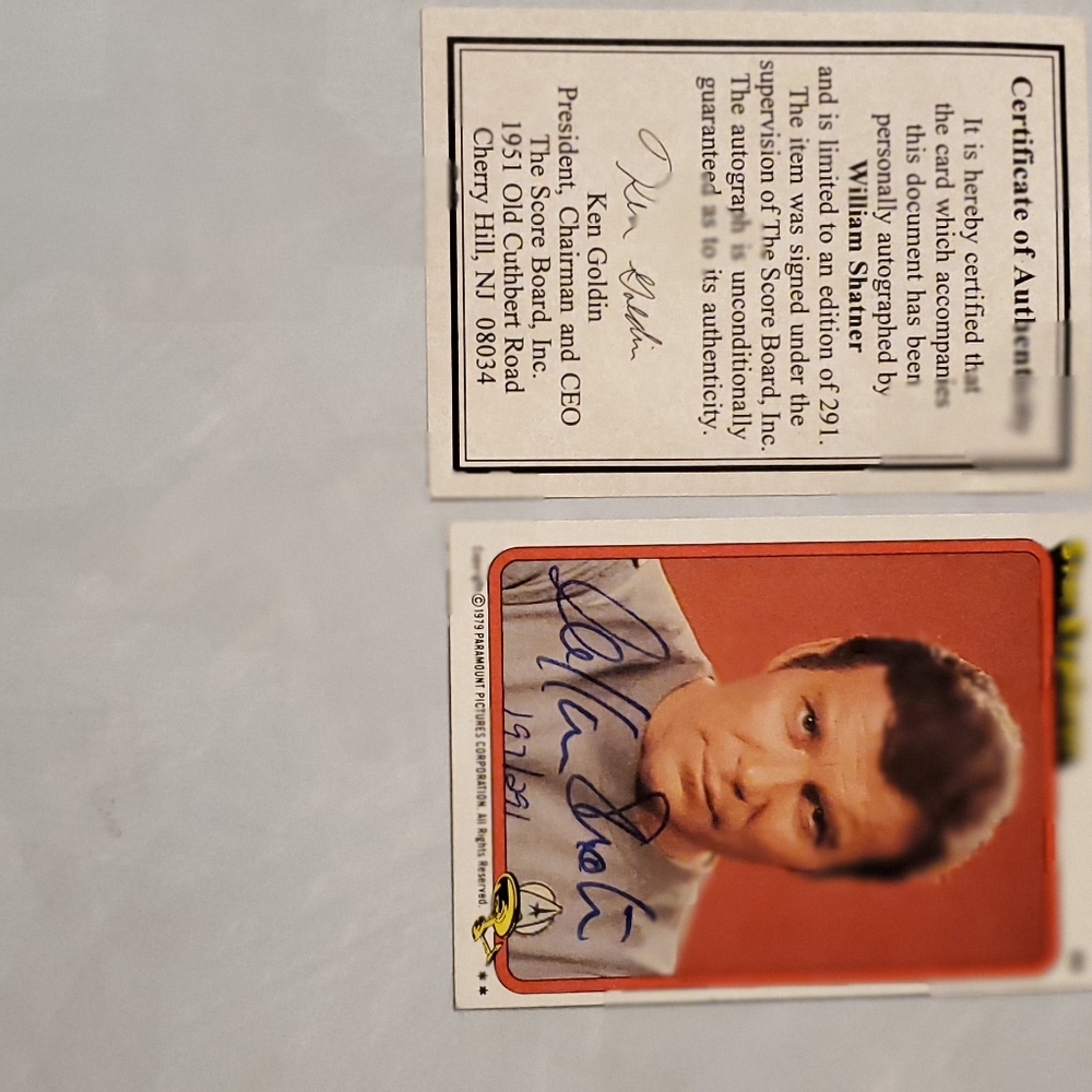 Signed William Shatner Star Trek card photo - Picture 4 of 7
